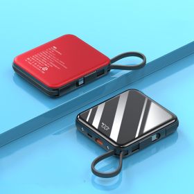 66W Super Fast Charging Power Bank Super Large Capacity (Option: Red-20000Ah)