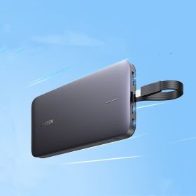 PD20W Flash Charger Special Compact Thin Outdoor Mobile Power Supply (Option: Black-10000mah)