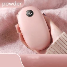 Two In One Warm Hands Power Bank (Option: Pink-10000mah)
