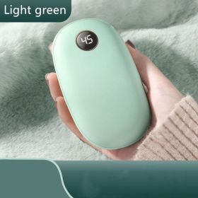 Two In One Warm Hands Power Bank (Option: Light Green-10000mah)