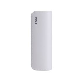 Personality Fashion Creative Compact Portable Cylindrical Power Bank (Color: White)